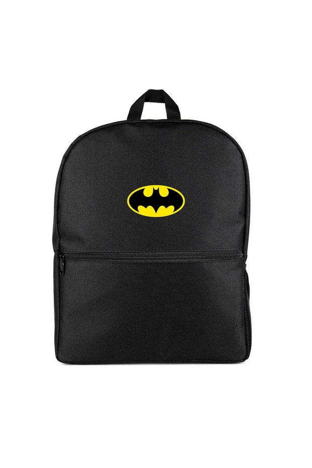 Batmn Logo Backpack Black Color