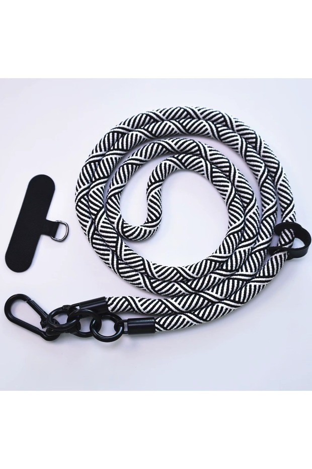 Zebra Universal Bold Long Detachable Mobile Phone Strap Lanyard Crossbody Hanging Shoulder Neck Cord