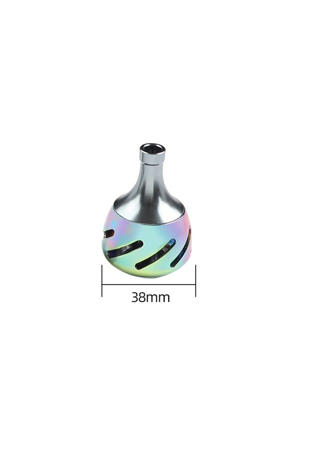 38mm ROLLFISH 1PC Fishing Reel Handle Metal Knob Reel Rocker Arm Grip Ergonomics Design DIY Modifica