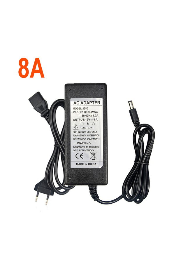 European Power Plug 12V 3A 12V Power Supply Transformer with EU/US Plug Charger Converter AC 100-240