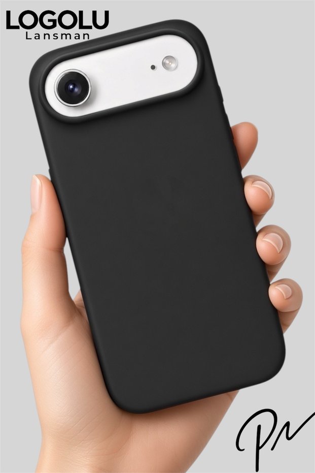 iPhone 17 Air Compatible Case with Logo Launch Soft Velvet Inside Silicone Cover