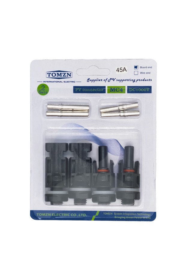 1 LOT 1000V 45A Board End TOMZN 2 Sets of PV Solar Connectors 1000V 1500V 32A 45A Panel Branch PV Ph