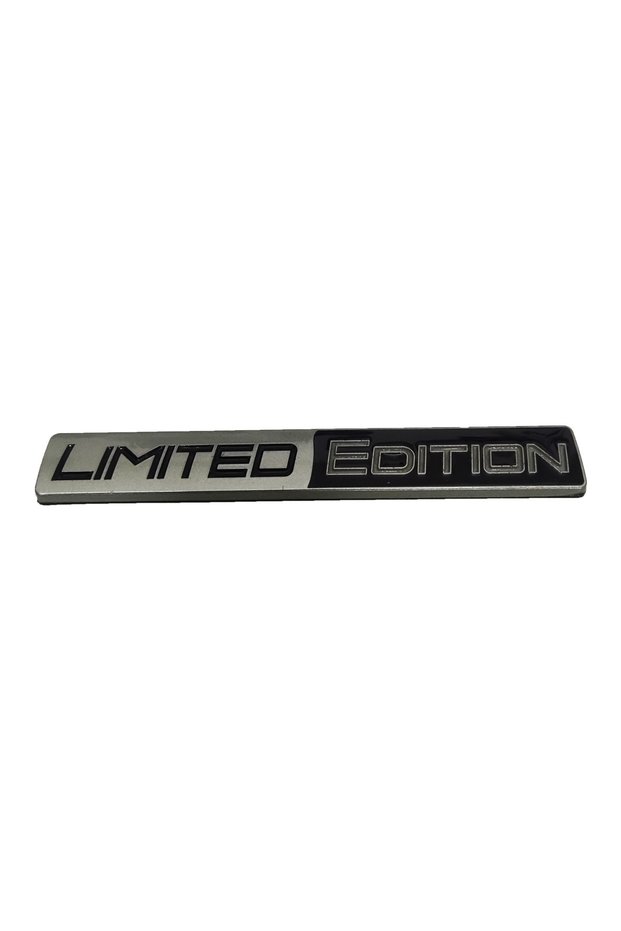 Matte silver-black 3D Limited Edition Auto Racing Sport Adhesive Emblem Rear Trunk Badge Fender Stic