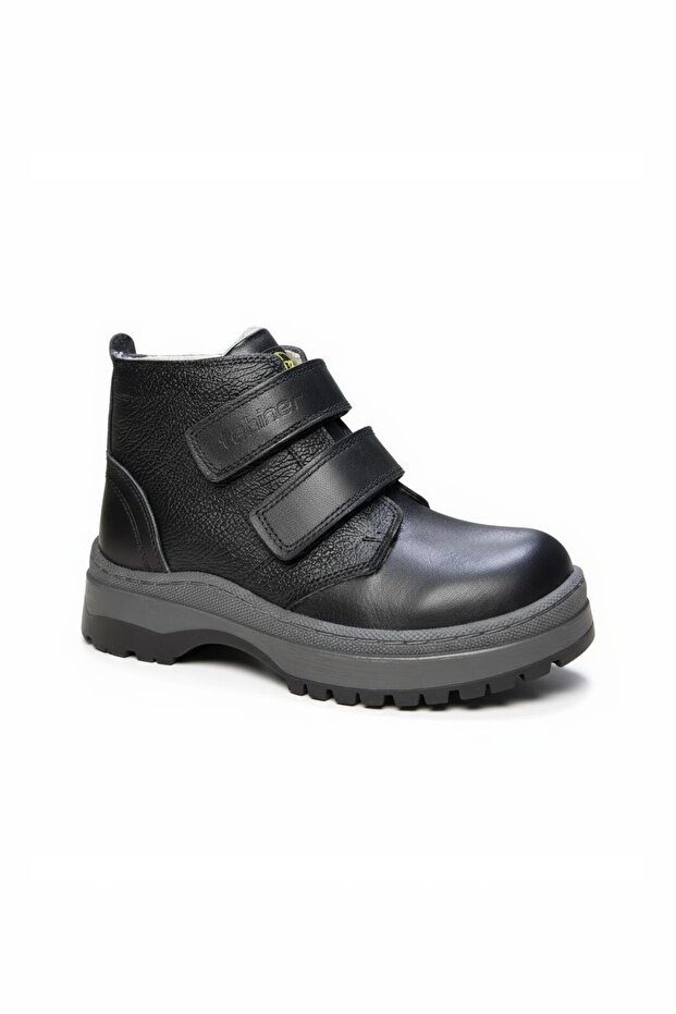 Genuine Leather Fur Boots Orthopedic