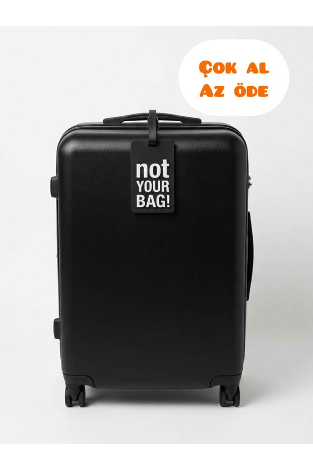 Suitcase Tag Colorful Silicone Luggage Tag with Name Tag - Luggage Label