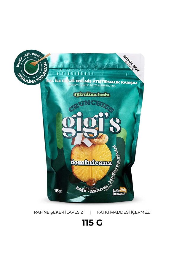Dominicana Crunchies - Crispy Snack with Cashew, Coconut and Pineapple 115 g