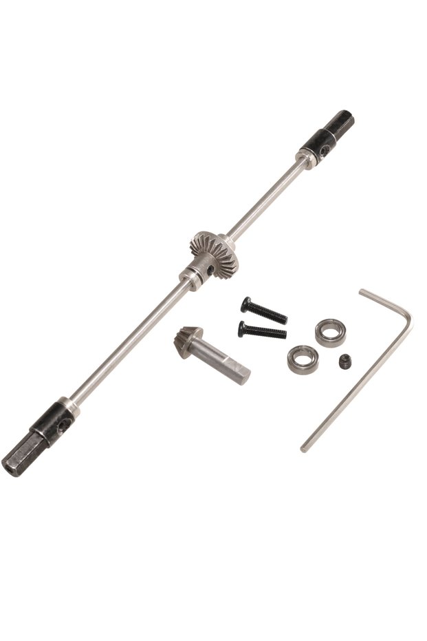 rear axle Metal gear front and rear axle assembly for MN82 MN78 MN99sV2 MN168 remote control car upg
