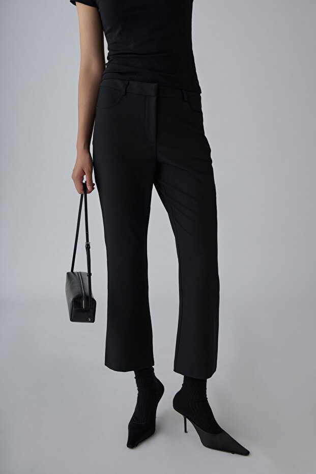 Black Janet Flare Pants
