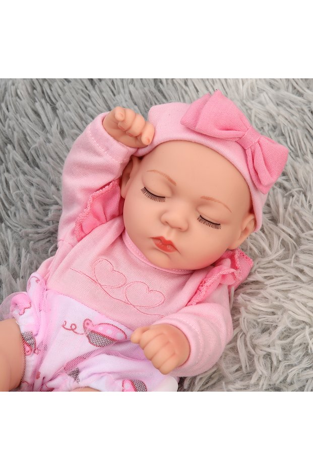 hoodiesPK 11.81 Inch New Reborn Doll 30CM Realistic Doll With Fashion Clothes Doll Soft Full Skin Vi