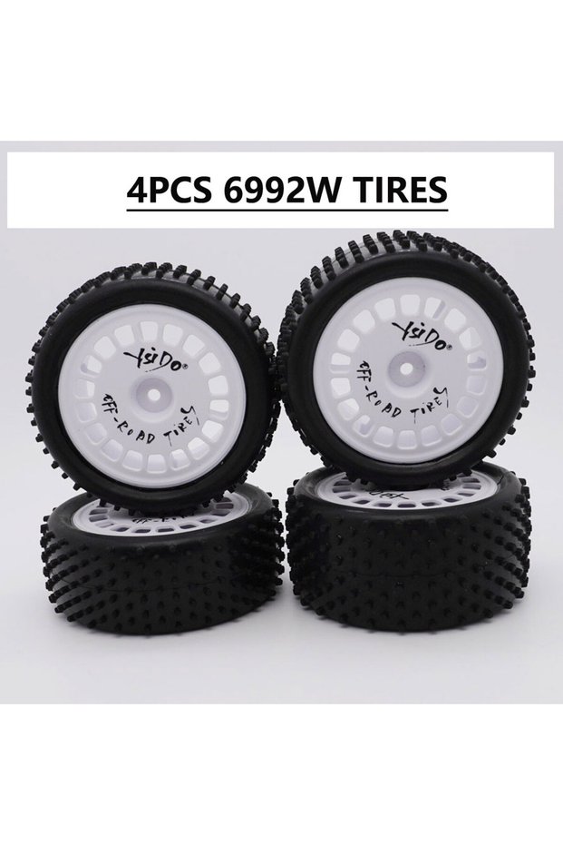 4PCS 6992W 4PCS YSIDO RC Off-road Car Tires 87mm Front Rear for HSP Wltoys HPI Redcat Traxxas Axial