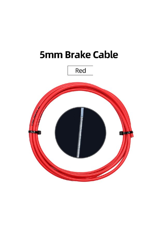 Brake-Red 3m Bicycle Shift Brake Cable Tube Road Mountain Bike Shift Housing Bicycle Shifter Deraill