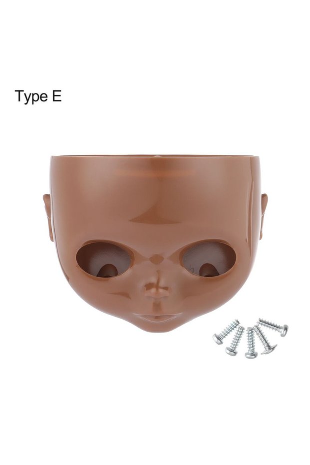 type E Hands No Makeup Face Shell Common Muscle Doll Face DIY Doll Makeup Changing Tool Transparent