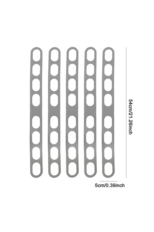 1PC Grey 54cm Reusable Silicone Elastic Band Lid Straps for Pot Lid Holder Lunch Box Strap Elastic B