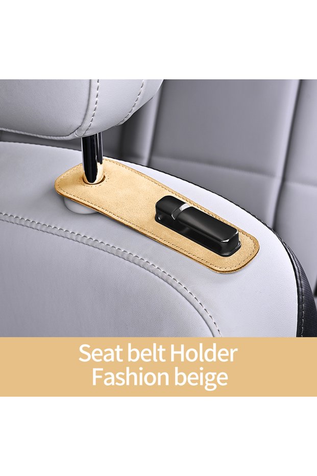 Ordinary seat beige Car seat belt limiter extension for pregnant women and children, anti pinch car