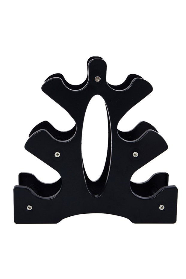 Black 1Pcs 3-Tier Dumbbell Storage Rack Stand Multi-layer Hand-Held Dumbbell Storage Rack Home Offic