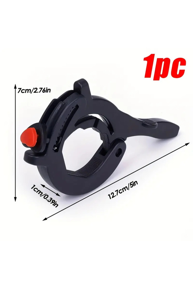black 1pc Easy Grip Motorcycle cruise Control Throttle clamp - Suitable non-slip Abs handlebar grip