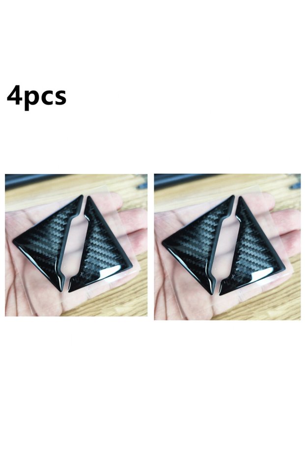 4pcs carbon fibre Car Door Corner Anti-collision Covers Door Protection Cover Anti-collision Auto Do