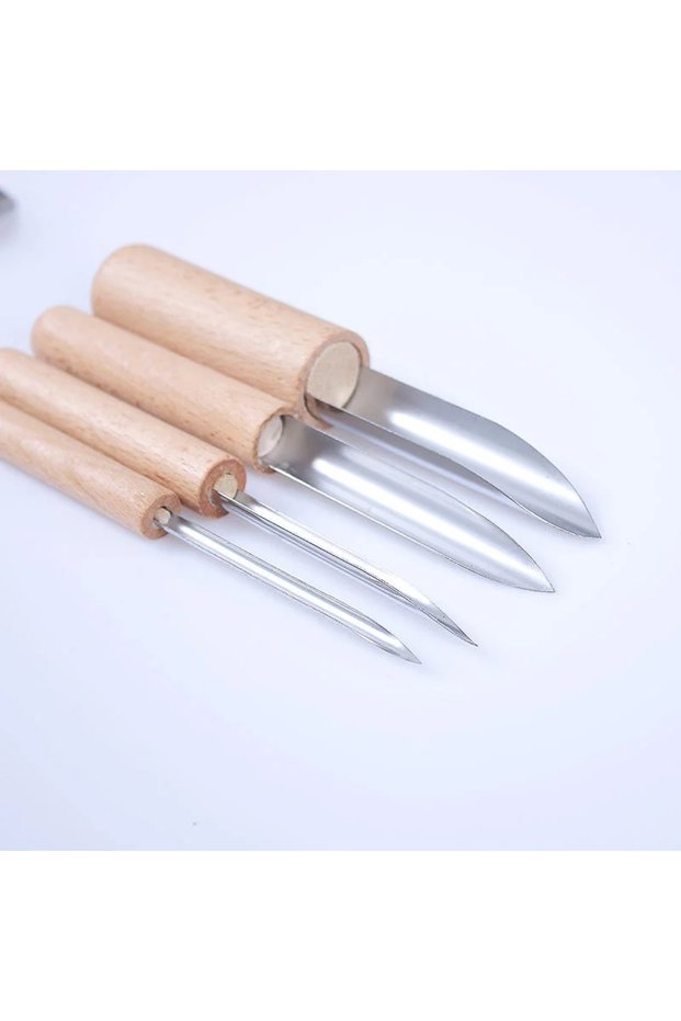 A Pottery Clay Hole Puncher Stainless Steel Ceramic Cutting Punching Modeling Sculpture Tool Polymer