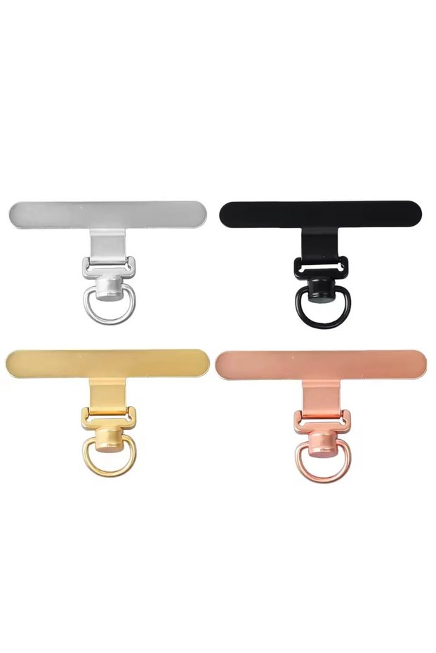 A-Metal Mixed Other Phone Tether Tab 360° Rotatable Ultra-thin Universal Stainless Steel Phone Lanya