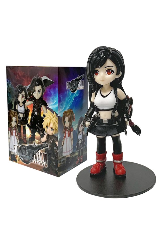 Bandai With Box Anime Final Figure Model 11-12CM Fantasy VII Anime Remake Game Peripherals Desk Deco