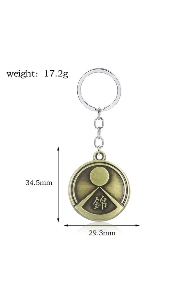 K00656 Game Yakuza Kiwami Keychain Necklace Where Light and Darkness Go Metal Pendant Keychain For M
