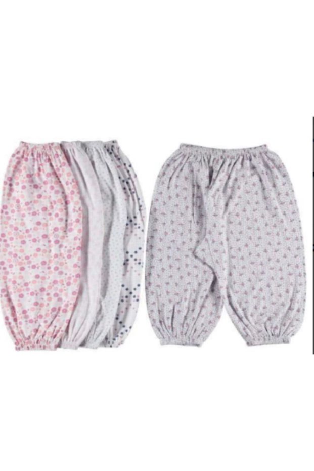 3 Pieces of Summer Mother's Short Leg Elastic Floral Frost