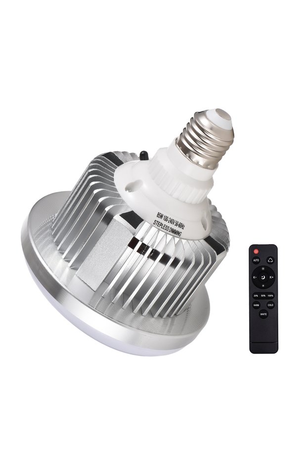 Light Bulb 85W LED Light Bulb 3200K-5500K Bulb Energy-saving Adjustable Brightness E27 Mount with Re