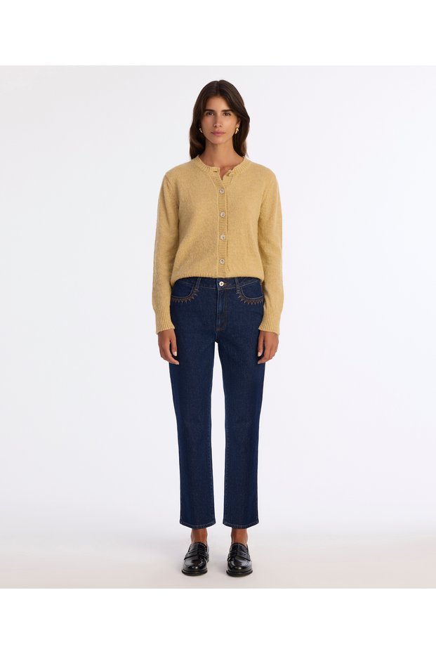 Straight High Waist Pants