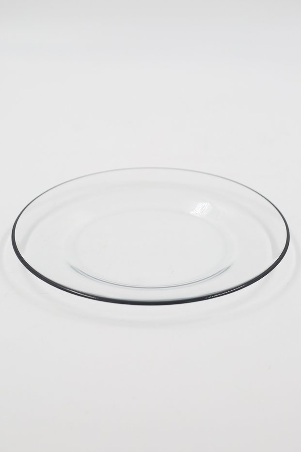 Pure Black 4-Piece Cake Plate Set 19 cm