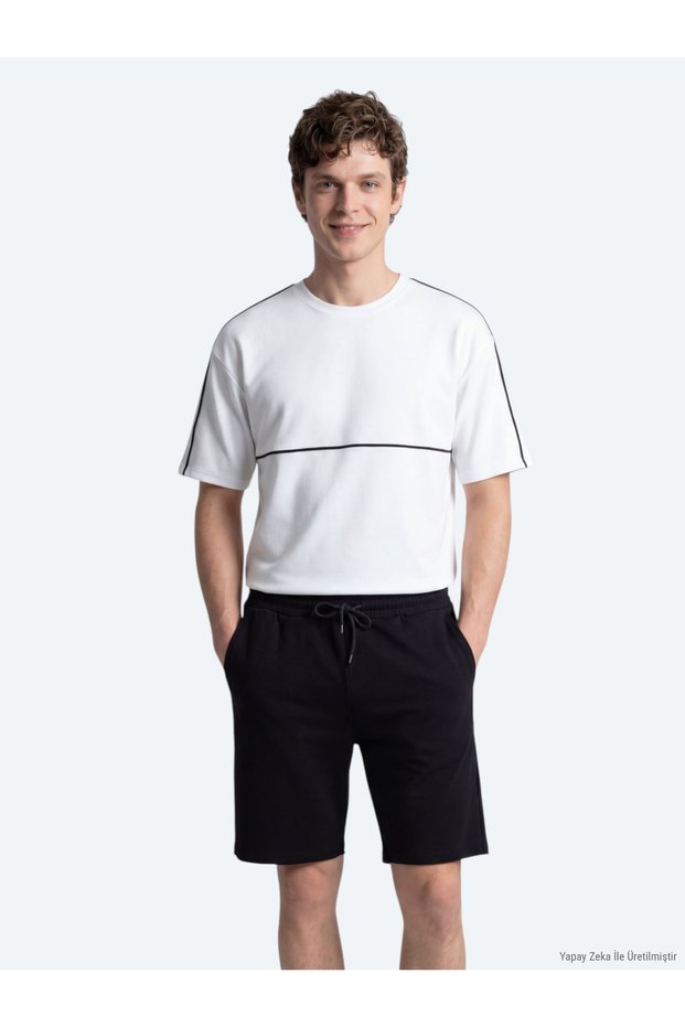 Ecru Plain T-Shirt