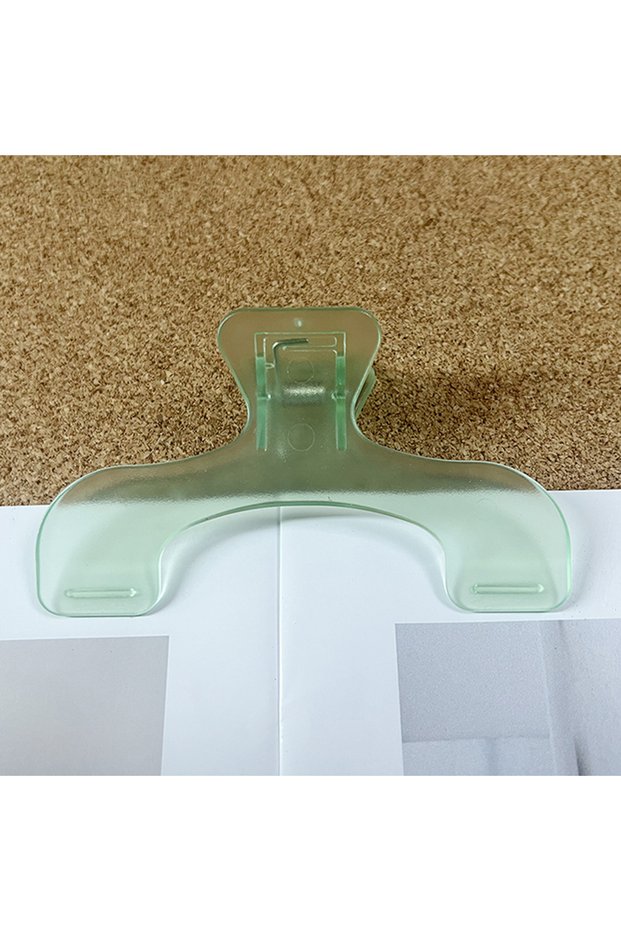 A7 1Pcs Simple Fixed Book Clips Frosted Transparent Page Holder For Reading Tool Memo Clip Desk Acce