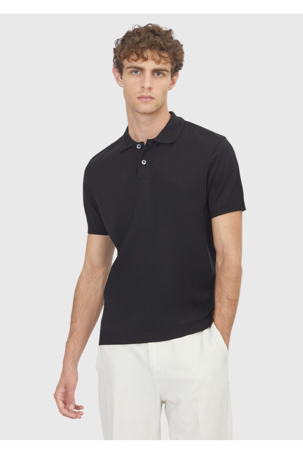 Black Plain 100% Cotton T-Shirt