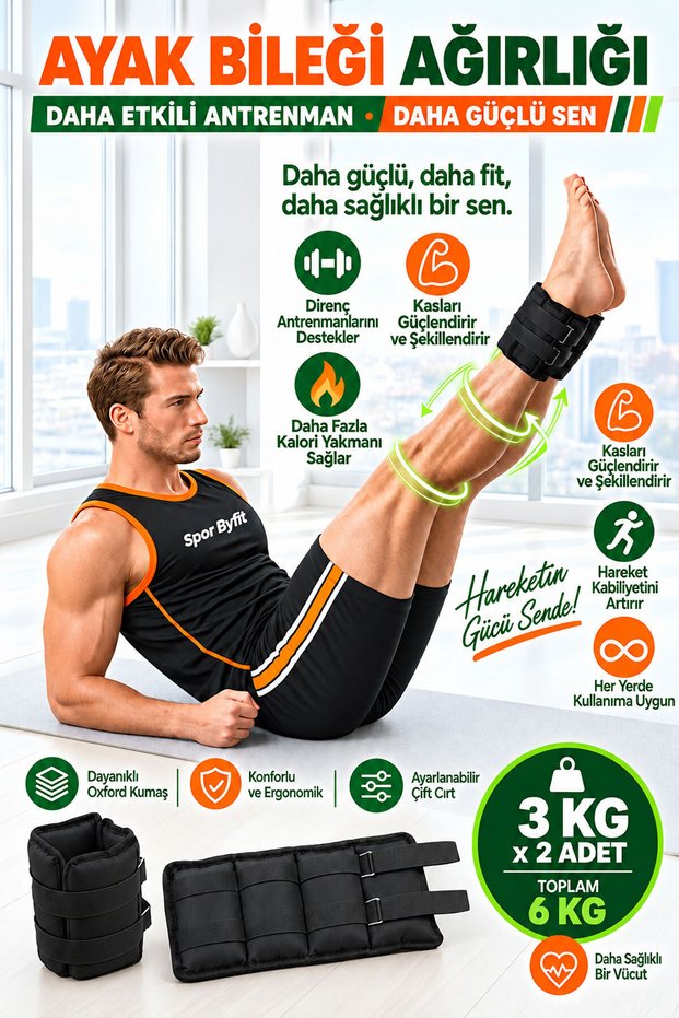 3 Kg 2 Black Hand or Ankle Weights