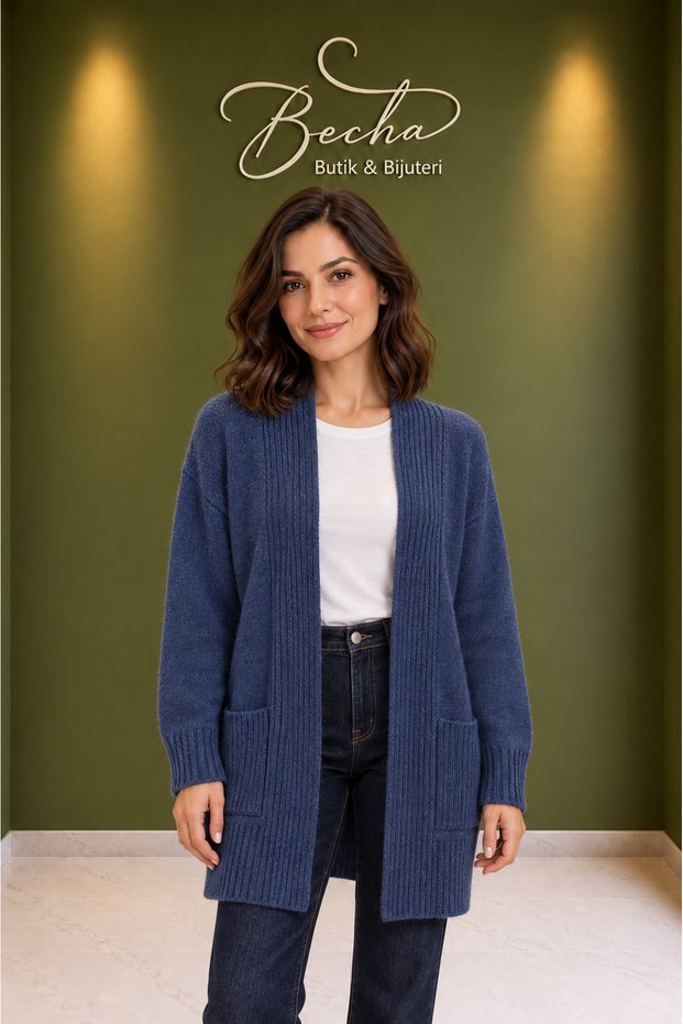 Knitted Long Cardigan