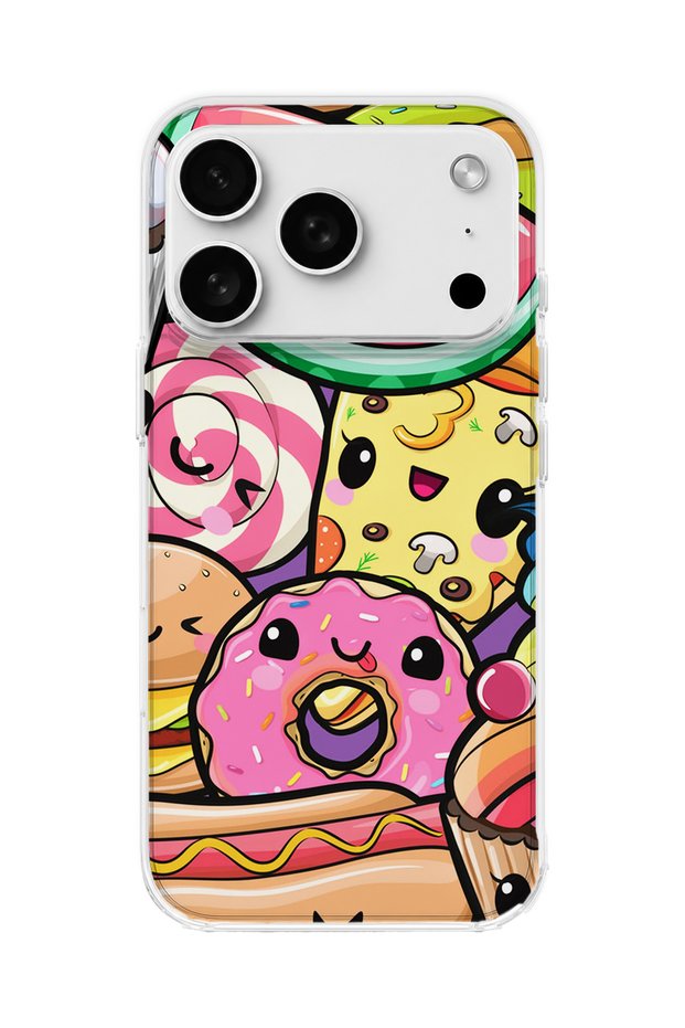 Cute Watermelon Sweet Printed Transparent Phone Case Compatible with iPhone 18 Pro