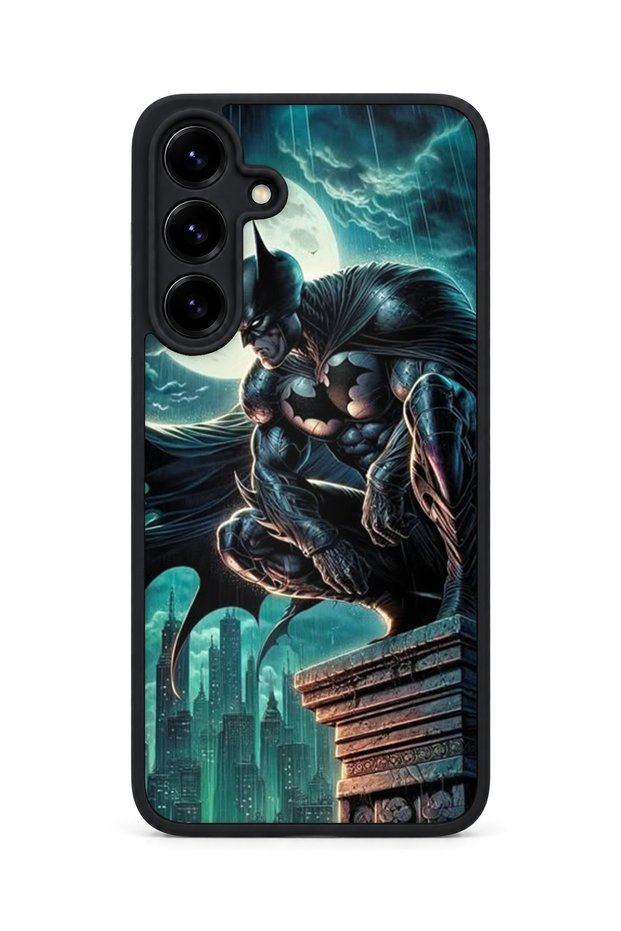Samsung Galaxy S25 Plus Compatible Printed, Matte Black, Soft Silicone, Protective, Shock-Absorbing Cover, Case