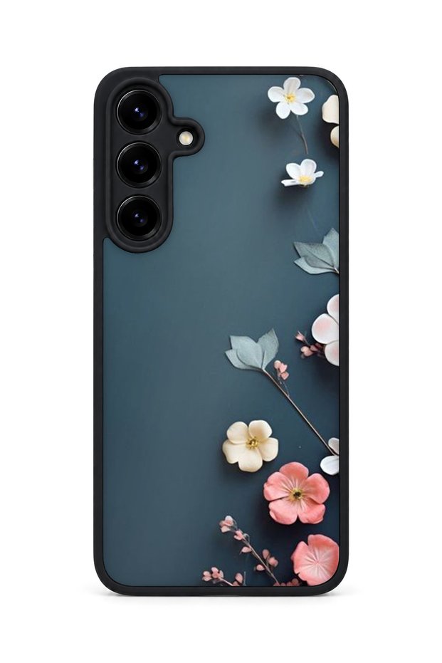 Samsung Galaxy S25 Plus Compatible Printed, Matte Black, Soft Silicone, Protective, Shock-Absorbing Cover, Case