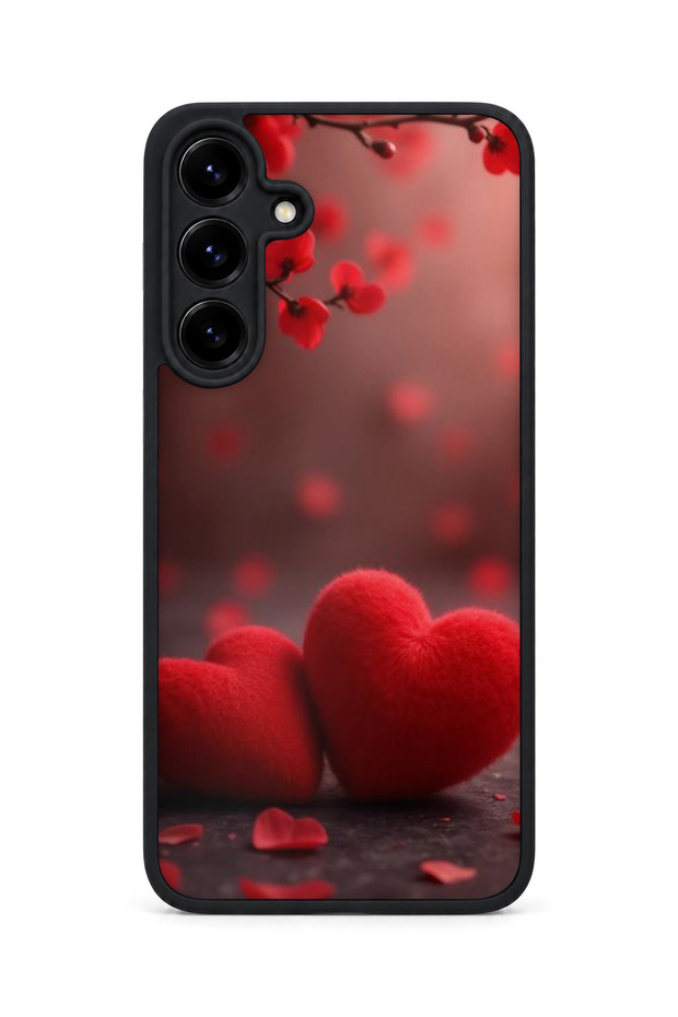 Samsung Galaxy S25 Plus Compatible Printed, Matte Black, Soft Silicone, Protective, Shock-Absorbing Cover, Case