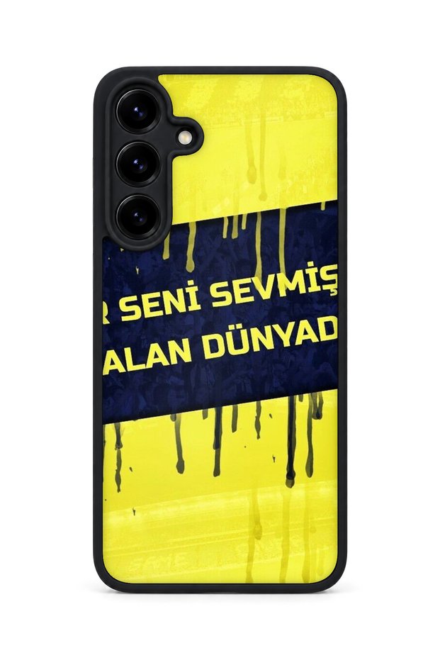 Samsung Galaxy S25 Plus Compatible Printed, Matte Black, Soft Silicone, Protective, Shock-Absorbing Cover, Case