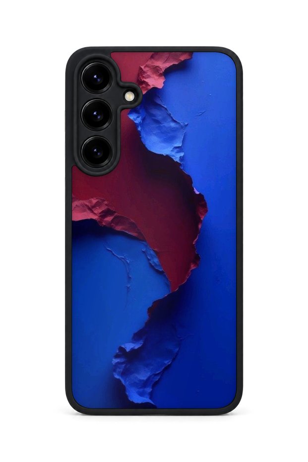 Samsung Galaxy S25 Plus Compatible Printed, Matte Black, Soft Silicone, Protective, Shock-Absorbing Cover, Case