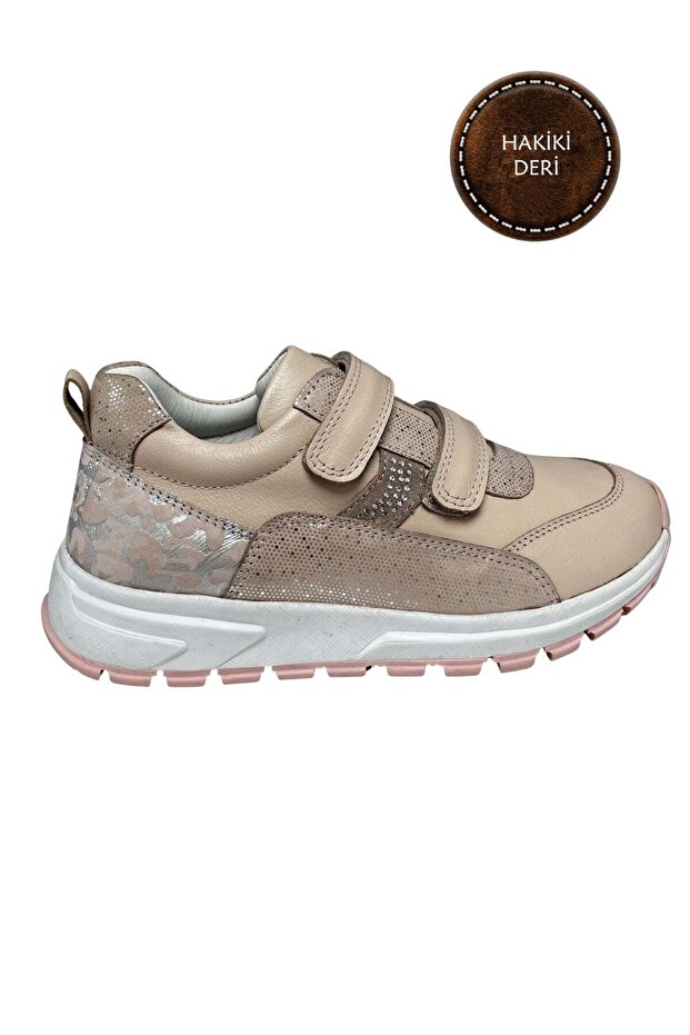 Girls' Casual Shoes – Metallic-Powder Genuine Leather