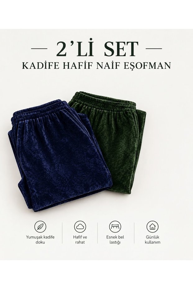 Velvet Nai̇f Winter Tracksuits Bottom Yşllcvrt