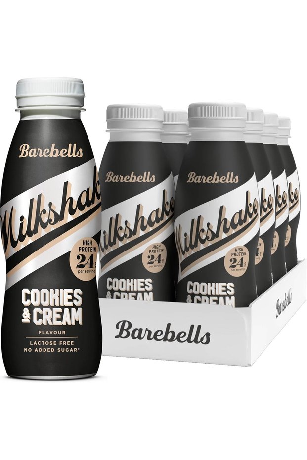 Protein Shake – 24g High Protein Milkshake, Lactose-Free, Ready to Drink, Low Carb – 8x330ml (Cookies & Cream)