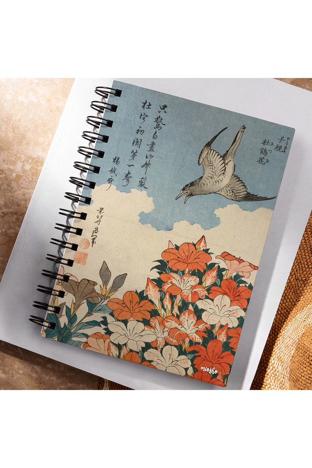Irregular Agenda 03 |   Katsushika Hokusai / Cuckoo and Azaleas,1834 |   A5 |   Weekly Divided into Sections |   216 Pages |   Hard Cover