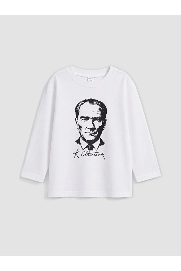Esvab • Modern & Distinctive Ataturk Printed Boys' T-Shirt