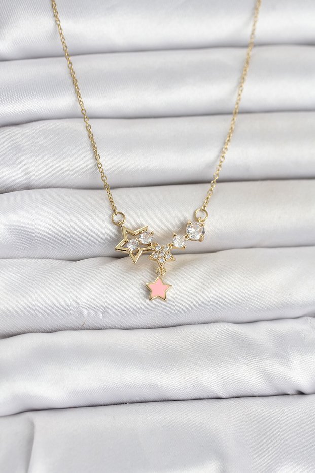 316L Steel Chain Gold Color Star Model Women's Necklace