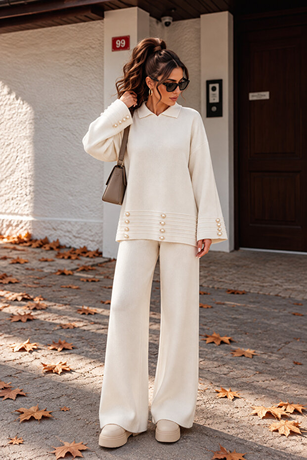 Knitwear Bottom Top Two-Piece Set