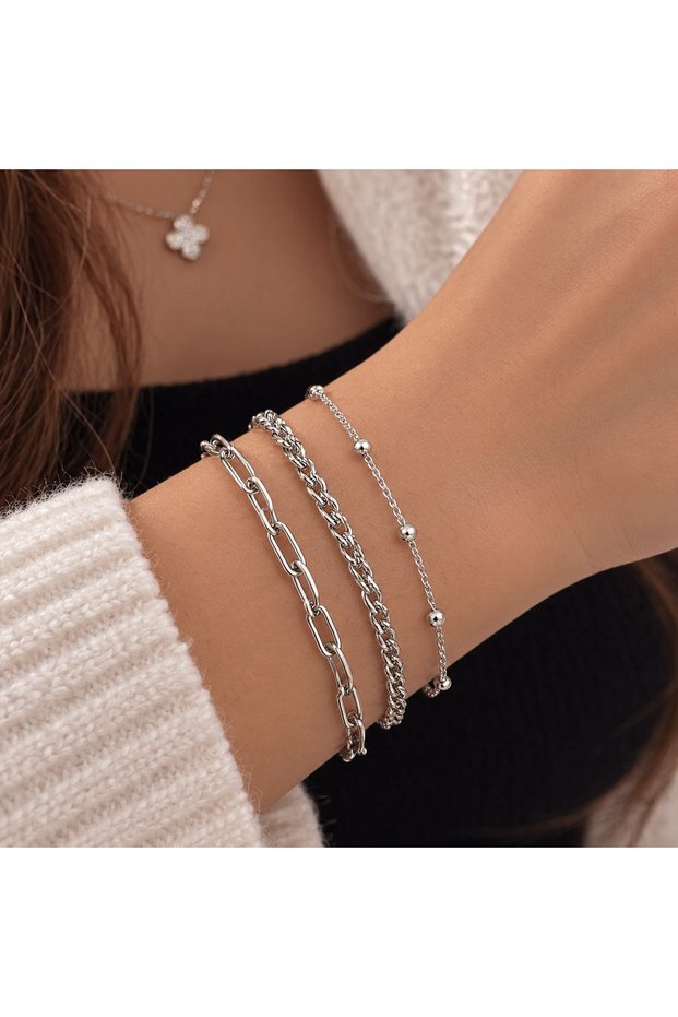 Women's 3-Piece Bracelet Set