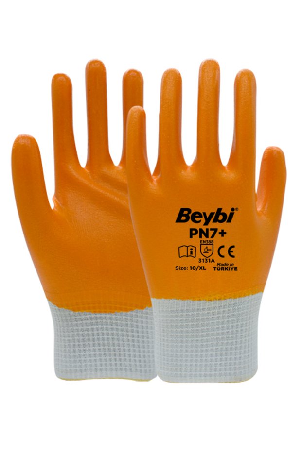 PN7+ Polyester Örme Nitril Eldiven