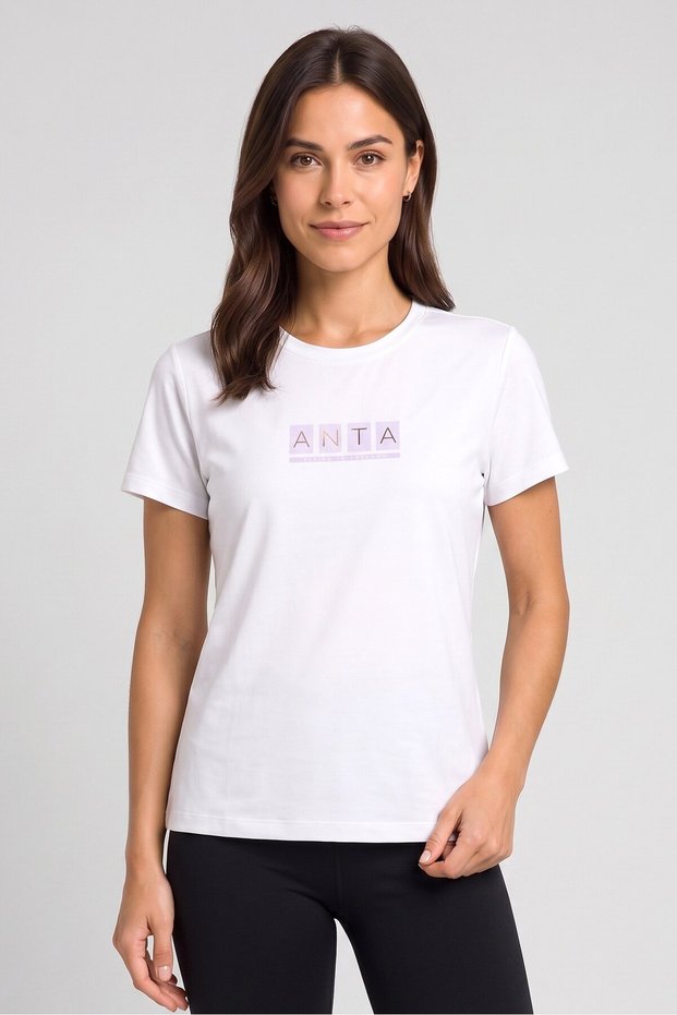 Women Sportswear Fit Short Sleeve Training T-shirt, White